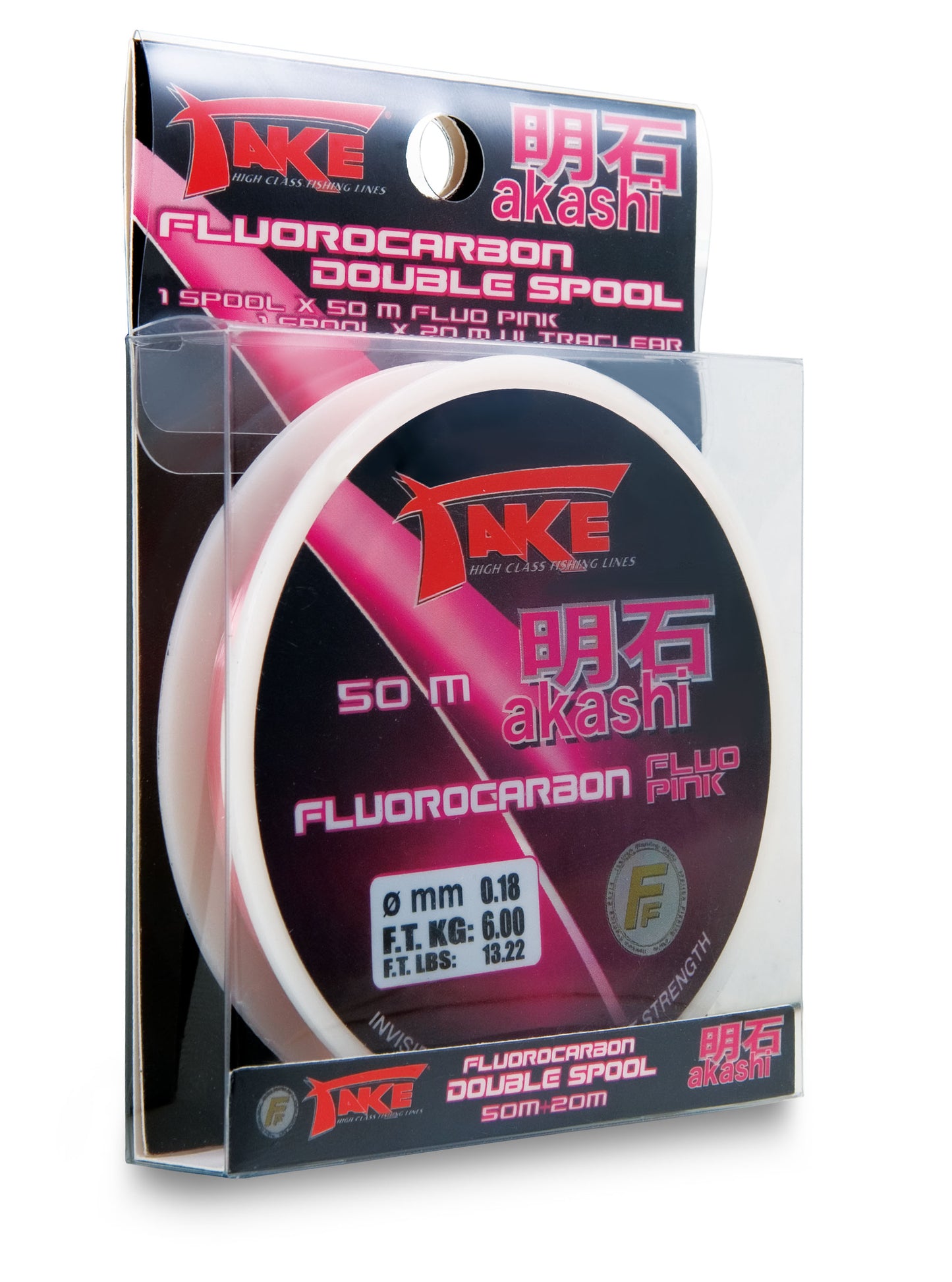 Bobine double en fluorocarbone Fishing Ferrari Take Akashi - MOQ 10