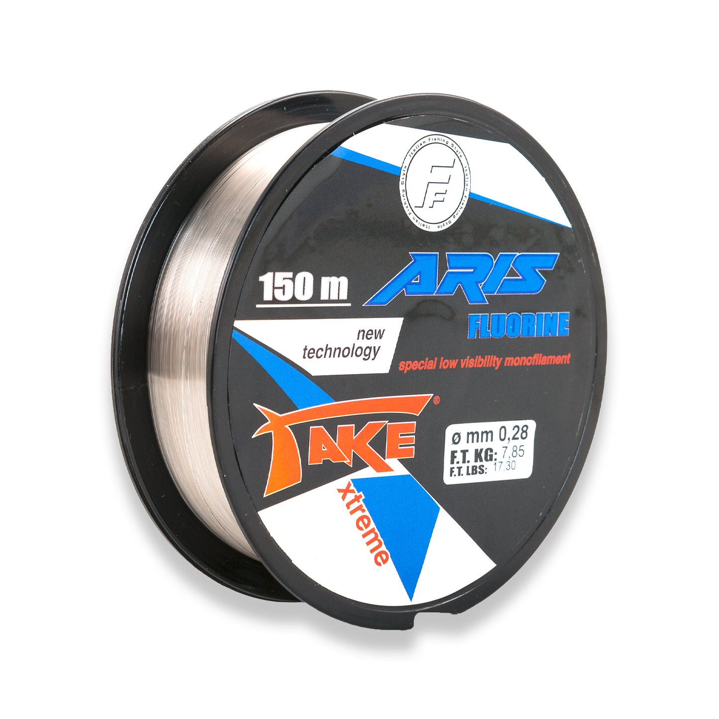 Monofilament Pêche Ferrari Take Aris Fluorine Couleur Naturelle 150M - Moq 10