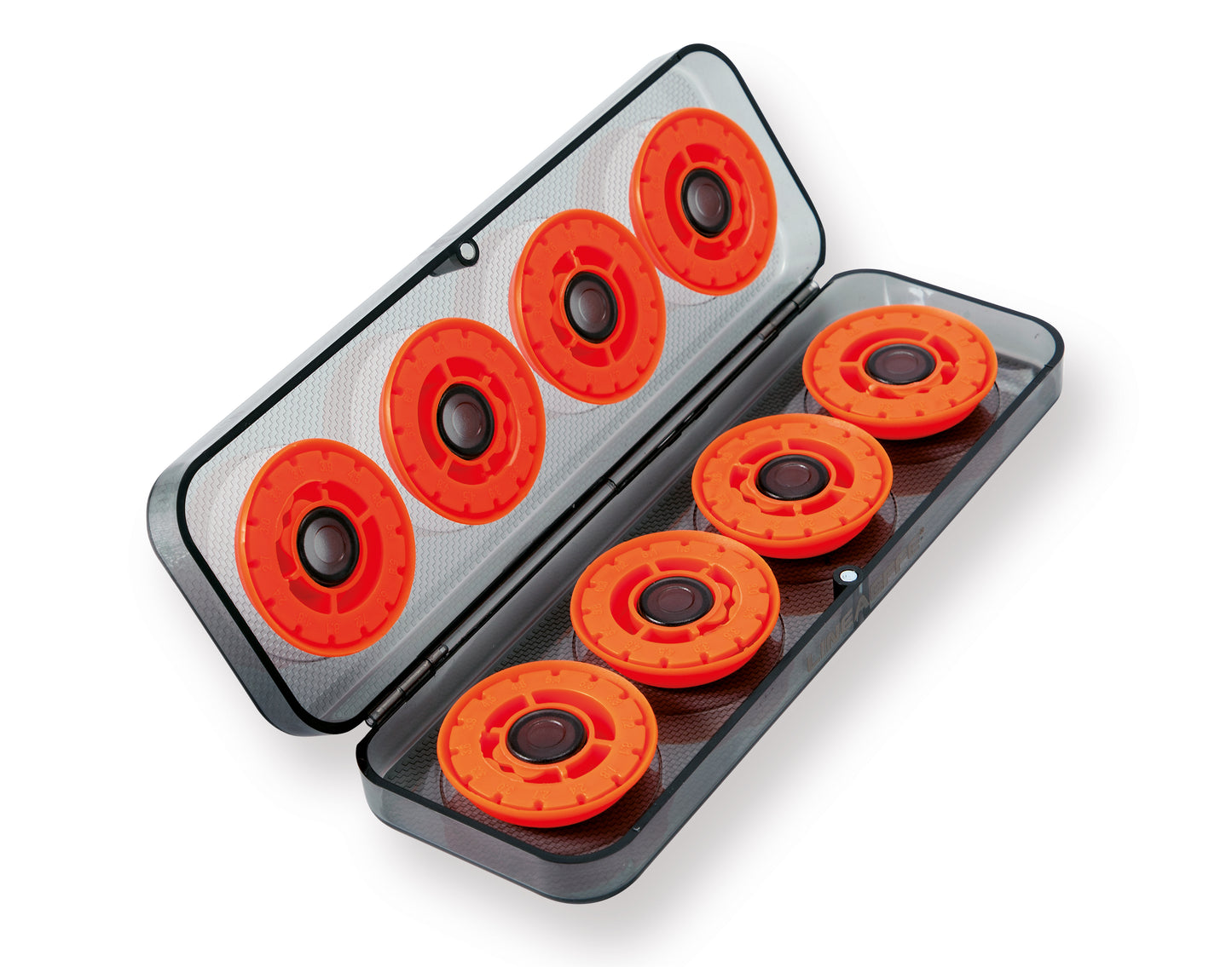 Lineaeffe Set Vorfach-Rolle -Aufwinder aus Gummi