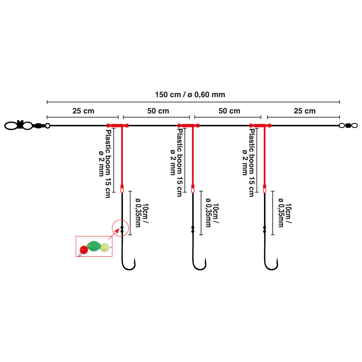 Lineaeffe Power Salt Rig Plastique - MOQ 10