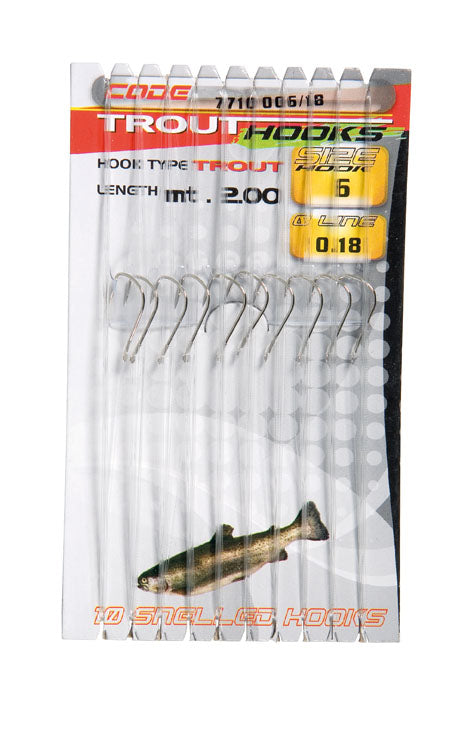 Lineaeffe Trout Haken      s