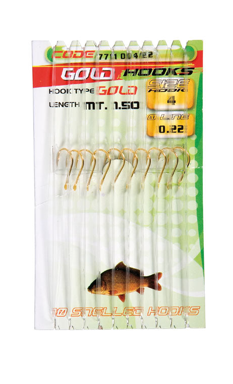 Anzuelos Lineaeffe Gold para carpas