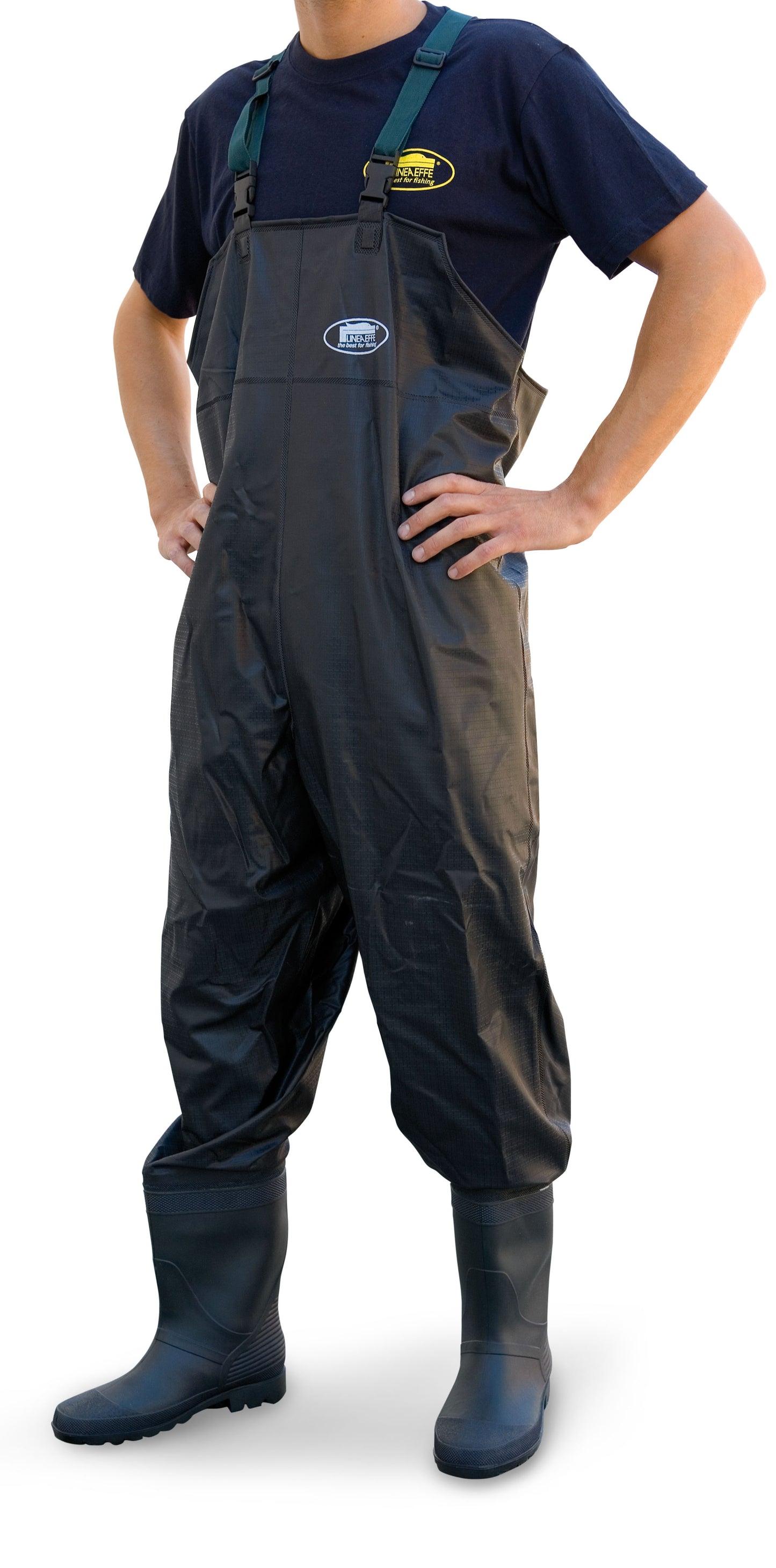 Lineaeffe PVC Chest Wader Black
