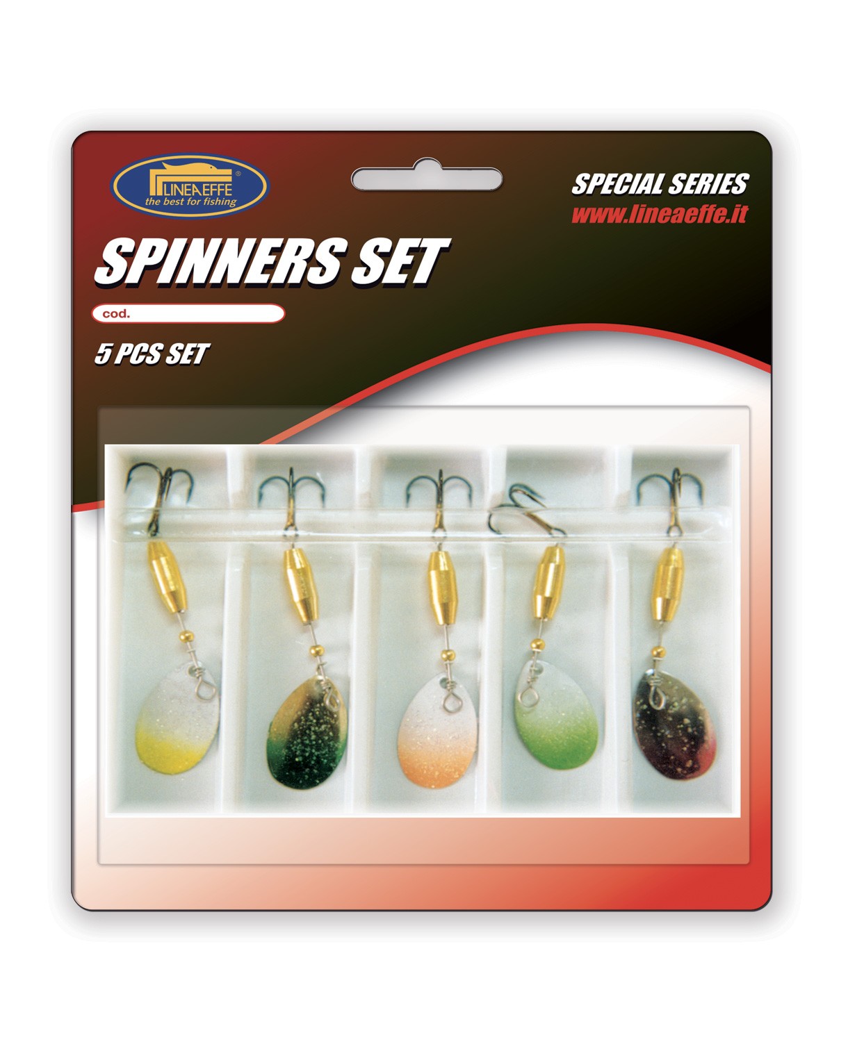 Lineaeffe Set Spinner Trota Colori Assortiti