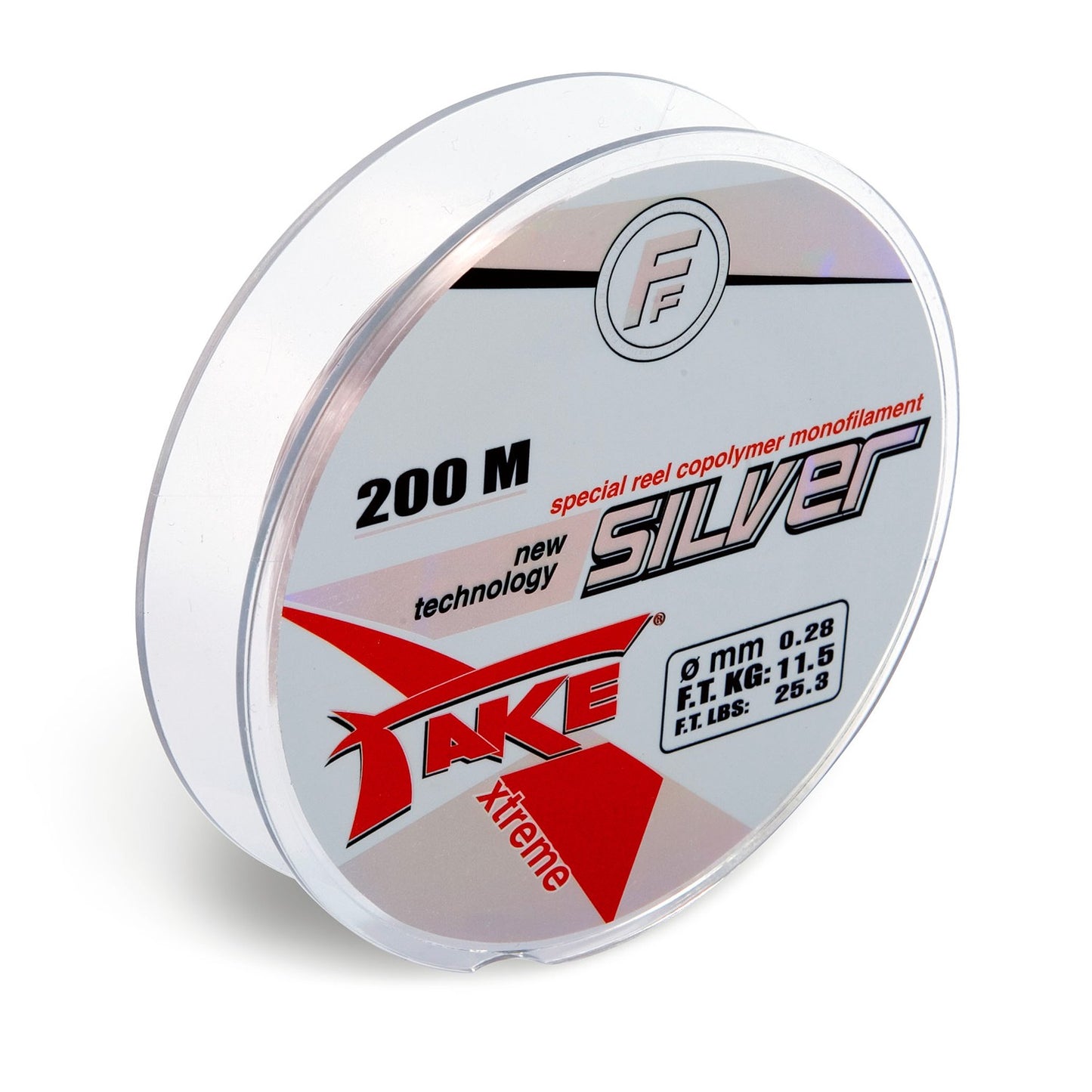 Fishing Ferrari Take Xtreme Silber 200 m - MOQ 10