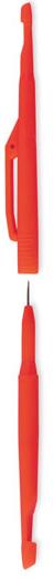Lineaeffe Slamatore In Plastica con ago e clip RED