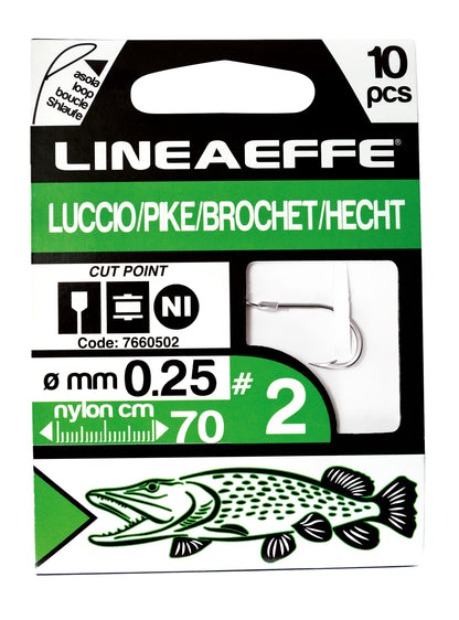 Livret x 10 hameçons Brochet
