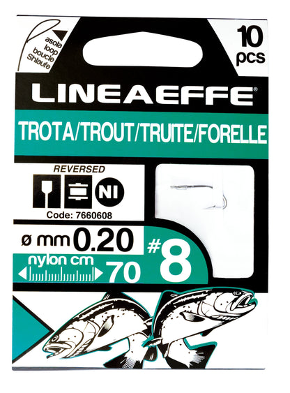 Livret x 10 hameçons Truite
