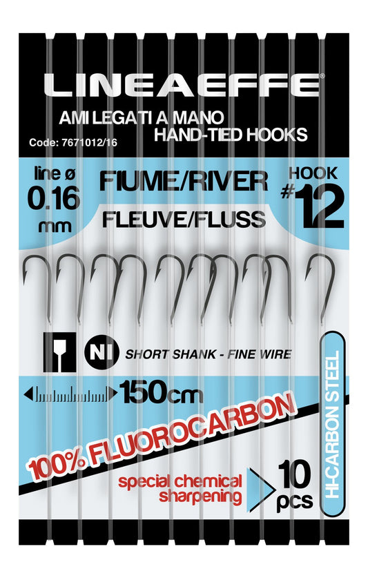 Anzuelos Lineaeffe para pesca con fluorocarbono de alta calidad