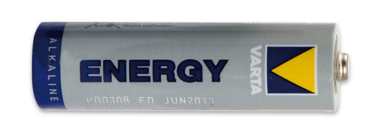 Blister pack of 4 AA batteries